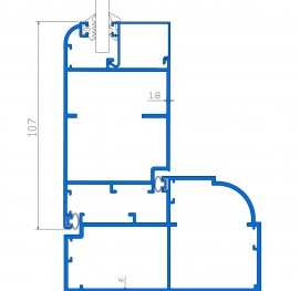 CỬA NHÔM XINGFA HỆ 55 BẢN 100 CAO CẤP